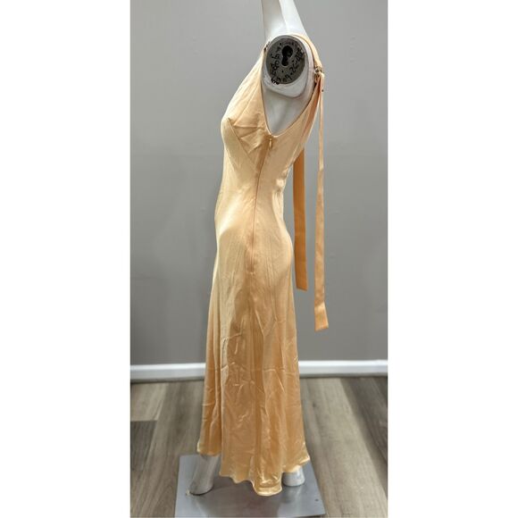 NWT Acler Sleeveless V-Neck Wycombe Midi Dress Buttermilk Size 2 $495 - Picture 6 of 10